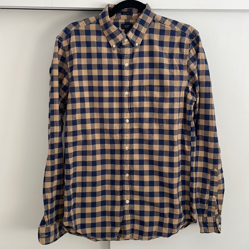 J. Crew Mens cotton Oxford shirt
